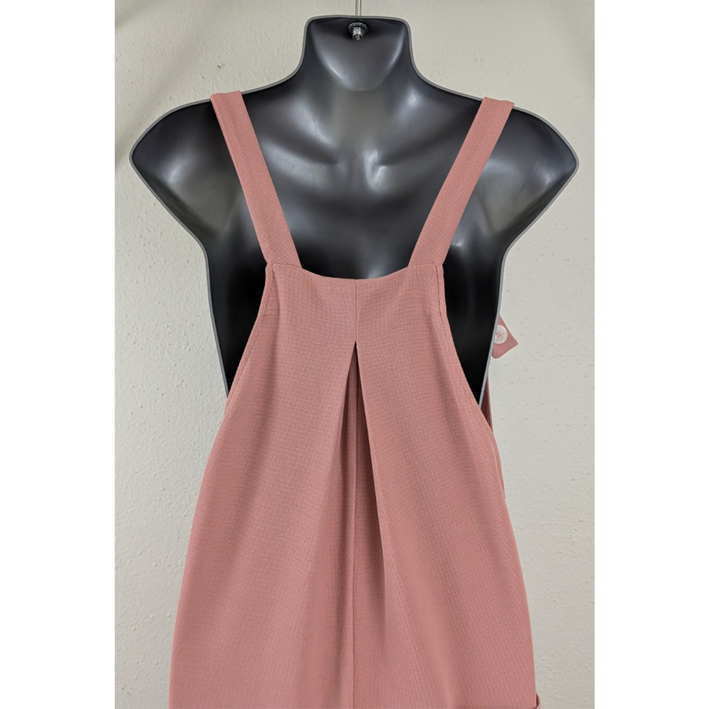 New Halara sz L Play It My Way Wide Leg Jumpsuit rose pink one piece 3177 - Picture 6 of 9